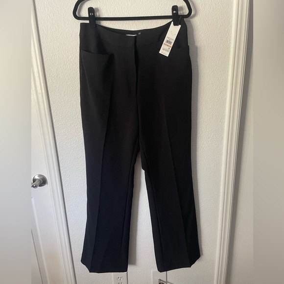 NWT Calvin Klein Black Trousers - Modern Essentials - Picture 1 of 4